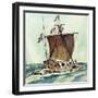 The Kon-Tiki-English School-Framed Giclee Print