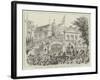 The Konak or Government Palace, Belgrade, Queen Natalie Passing-null-Framed Giclee Print