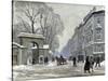 The Kongenshave in Winter-Paul Gustav Fischer-Stretched Canvas