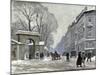 The Kongenshave in Winter-Paul Gustav Fischer-Mounted Giclee Print