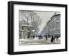 The Kongenshave in Winter-Paul Gustav Fischer-Framed Giclee Print