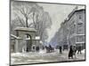 The Kongenshave in Winter-Paul Gustav Fischer-Mounted Giclee Print