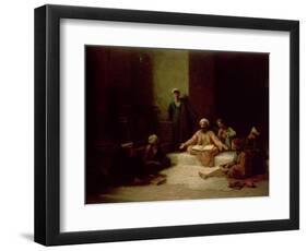 The Koran School, 1905-Ludwig Deutsch-Framed Giclee Print