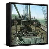 The Kosmos, Off the Coast of Tierra Del Fuego, Chile, around 1900-Leon, Levy et Fils-Framed Stretched Canvas