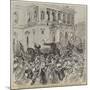 The Kossuth Riots in Buda-Pesth, the Military Dispersing the Mob in Front of the Opera House-null-Mounted Giclee Print