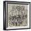 The Kossuth Riots in Buda-Pesth, the Military Dispersing the Mob in Front of the Opera House-null-Framed Giclee Print