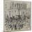 The Kossuth Riots in Buda-Pesth, the Military Dispersing the Mob in Front of the Opera House-null-Mounted Giclee Print