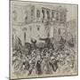 The Kossuth Riots in Buda-Pesth, the Military Dispersing the Mob in Front of the Opera House-null-Mounted Giclee Print