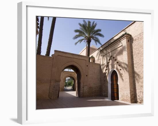 The Koutoubia Mosque (Booksellers' Mosque), the Landmark of Marrakech, Morocco-null-Framed Photographic Print