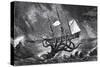 The Kraken, as Seen by the Eye of Imagination, from John Gibson's Monsters of the Sea, 1887-Edward Etherington-Stretched Canvas