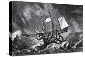 The Kraken, as Seen by the Eye of Imagination, from John Gibson's Monsters of the Sea, 1887-Edward Etherington-Stretched Canvas