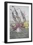 The Kraken Drags Down a Ship-null-Framed Giclee Print