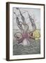 The Kraken Drags Down a Ship-null-Framed Giclee Print