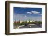 The Kremlin and Moscow River.-Jon Hicks-Framed Photographic Print