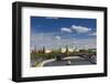 The Kremlin and Moscow River.-Jon Hicks-Framed Photographic Print