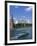 The Kremlin and Moskva River with Tourist Boat, Moscow, Russia-Steve Vidler-Framed Photographic Print