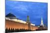 The Kremlin at Night with Lenin's Tomb from Red Square, Moscow, Russia, Europe-Martin Child-Mounted Photographic Print