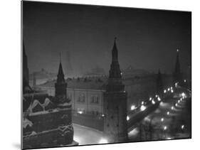 The Kremlin at Night-Thomas D^ Mcavoy-Mounted Photographic Print
