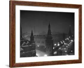 The Kremlin at Night-Thomas D^ Mcavoy-Framed Photographic Print