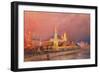 The Kremlin by Night, Moscow, 1896-Nikolaj Grizenko-Framed Giclee Print