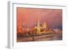 The Kremlin by Night, Moscow, 1896-Nikolaj Grizenko-Framed Giclee Print