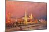 The Kremlin by Night, Moscow, 1896-Nikolaj Grizenko-Mounted Giclee Print