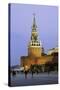 The Kremlin Clocktower in Red Square, Moscow, Russia-Gavin Hellier-Stretched Canvas