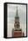 The Kremlin Clocktower in Red Square, Moscow, Russia-Gavin Hellier-Framed Stretched Canvas