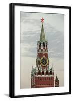 The Kremlin Clocktower in Red Square, Moscow, Russia-Gavin Hellier-Framed Photographic Print