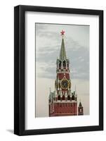 The Kremlin Clocktower in Red Square, Moscow, Russia-Gavin Hellier-Framed Photographic Print