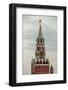 The Kremlin Clocktower in Red Square, Moscow, Russia-Gavin Hellier-Framed Photographic Print