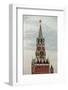 The Kremlin Clocktower in Red Square, Moscow, Russia-Gavin Hellier-Framed Photographic Print