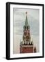 The Kremlin Clocktower in Red Square, Moscow, Russia-Gavin Hellier-Framed Photographic Print