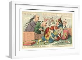 The Kremlin in Commotion or the Grand Lama Sick of the Horn Cholic-null-Framed Giclee Print