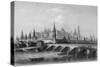 The Kremlin, Moscow (Engraving)-English-Stretched Canvas