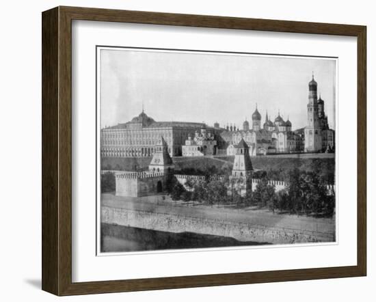 The Kremlin, Moscow, Late 19th Century-John L Stoddard-Framed Giclee Print