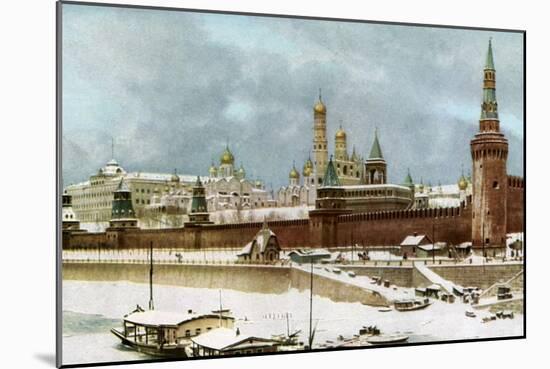 The Kremlin, Moscow, Russia, C1930s-null-Mounted Giclee Print