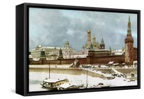 The Kremlin, Moscow, Russia, C1930s-null-Framed Stretched Canvas
