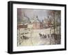 The Kremlin, Moscow, Russia, in Winter-Frederick William Jackson-Framed Giclee Print