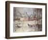 The Kremlin, Moscow, Russia, in Winter-Frederick William Jackson-Framed Premium Giclee Print