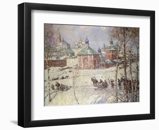 The Kremlin, Moscow, Russia, in Winter-Frederick William Jackson-Framed Premium Giclee Print