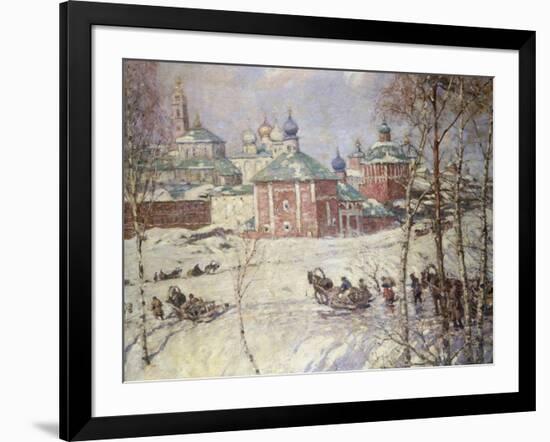 The Kremlin, Moscow, Russia, in Winter-Frederick William Jackson-Framed Giclee Print