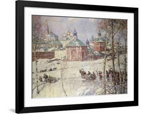 The Kremlin, Moscow, Russia, in Winter-Frederick William Jackson-Framed Giclee Print