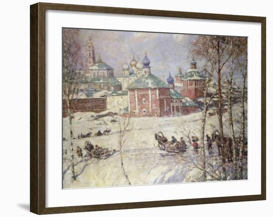 The Kremlin, Moscow, Russia, in Winter-Frederick William Jackson-Framed Giclee Print