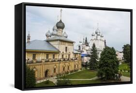 The Kremlin of Rostov Veliky, Golden Ring, Russia, Europe-Michael Runkel-Framed Stretched Canvas