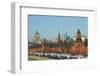 The Kremlin Wall and the Business Center, Moscow, Russia, Europe-Bruno Morandi-Framed Photographic Print