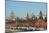 The Kremlin Wall and the Business Center, Moscow, Russia, Europe-Bruno Morandi-Mounted Photographic Print