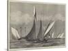 The Kriemhilda, with the Prince of Wales on Board, in Collision with the Shark at Cowes Regatta-null-Stretched Canvas