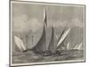 The Kriemhilda, with the Prince of Wales on Board, in Collision with the Shark at Cowes Regatta-null-Mounted Giclee Print