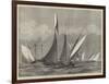 The Kriemhilda, with the Prince of Wales on Board, in Collision with the Shark at Cowes Regatta-null-Framed Giclee Print